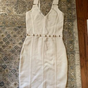 Off white mini dress in size small